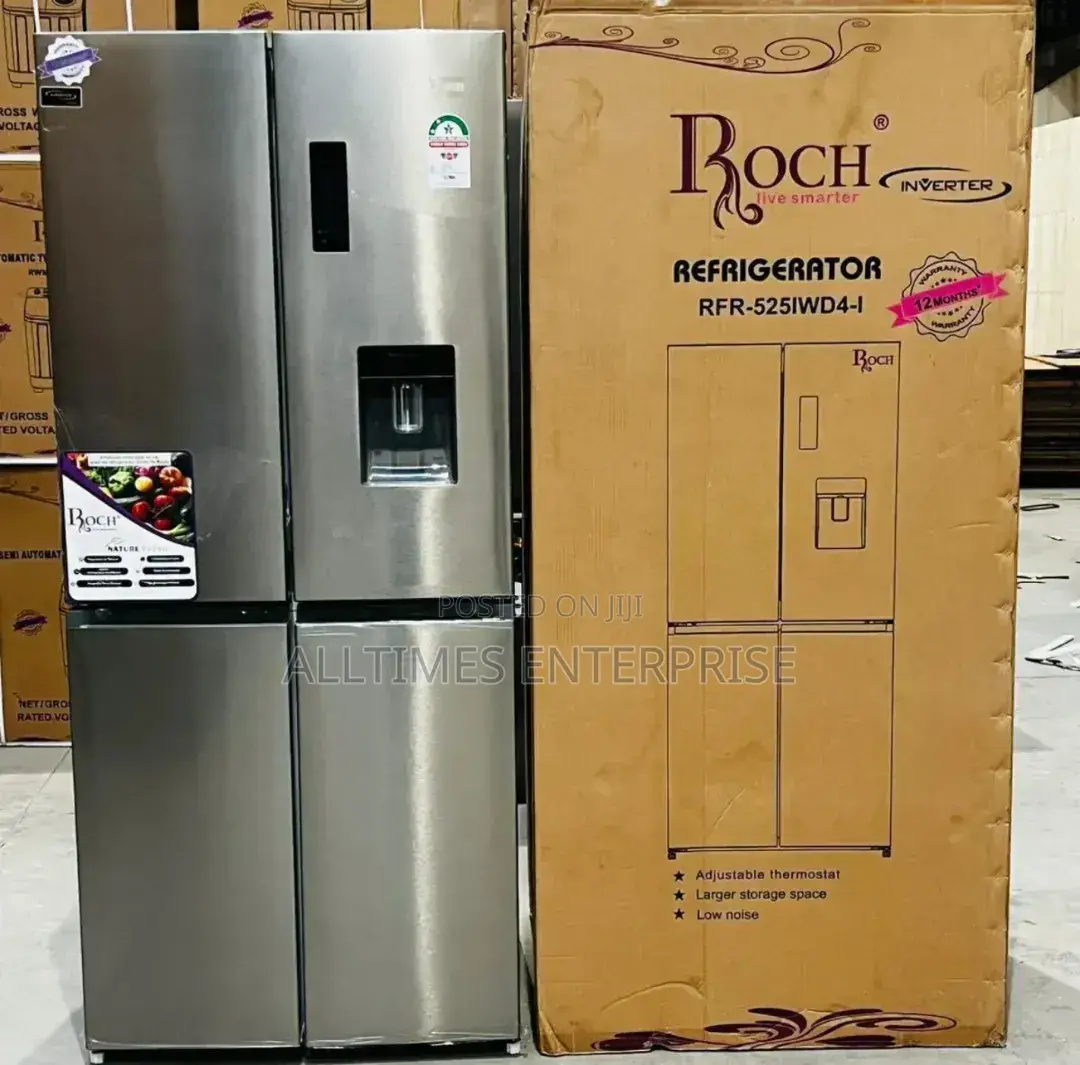 Roch 434litre 4 Door -525iwd4-I Refrigerator With Dispenser