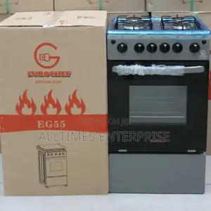 Eurochef 50*55cm 4g Standing Cooker With Gas Oven Rotisserie