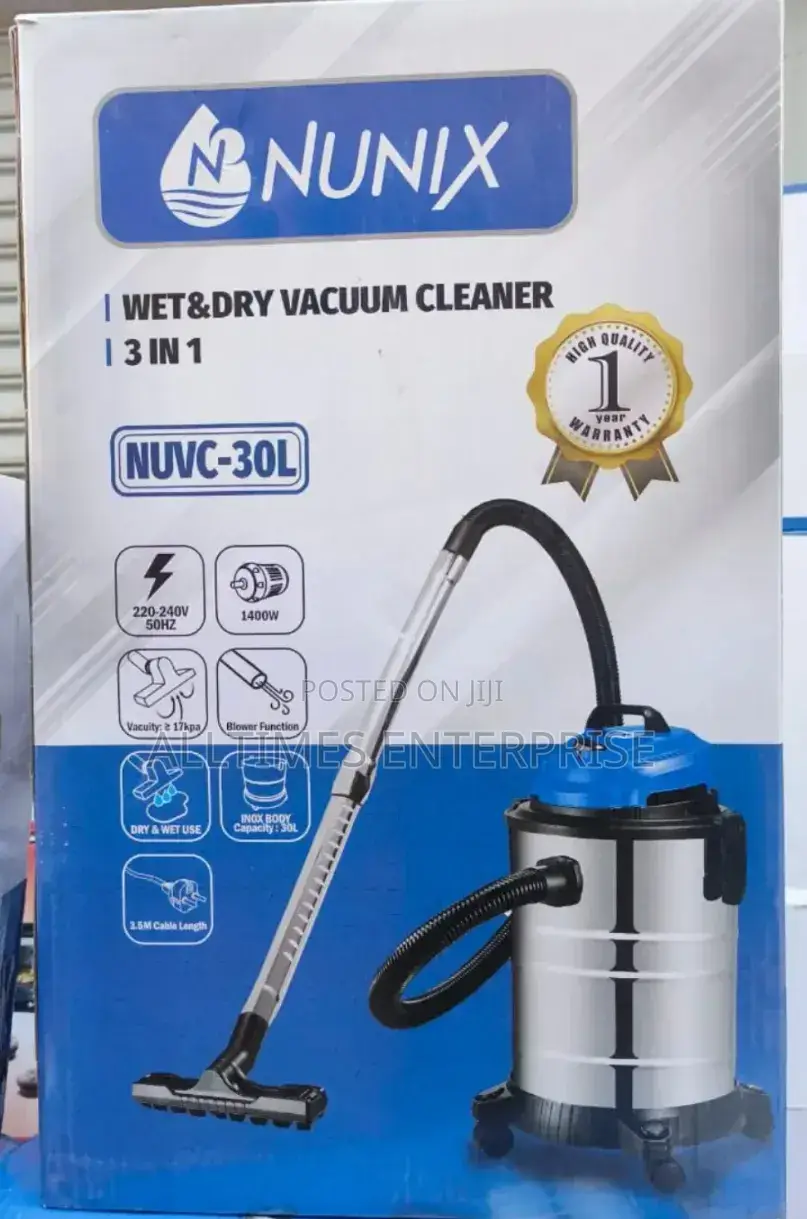 Nunix 30 Liters Wet Dry Vacuum Cleaner