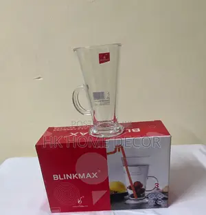 Blinkmax Latte Glass Mug Set