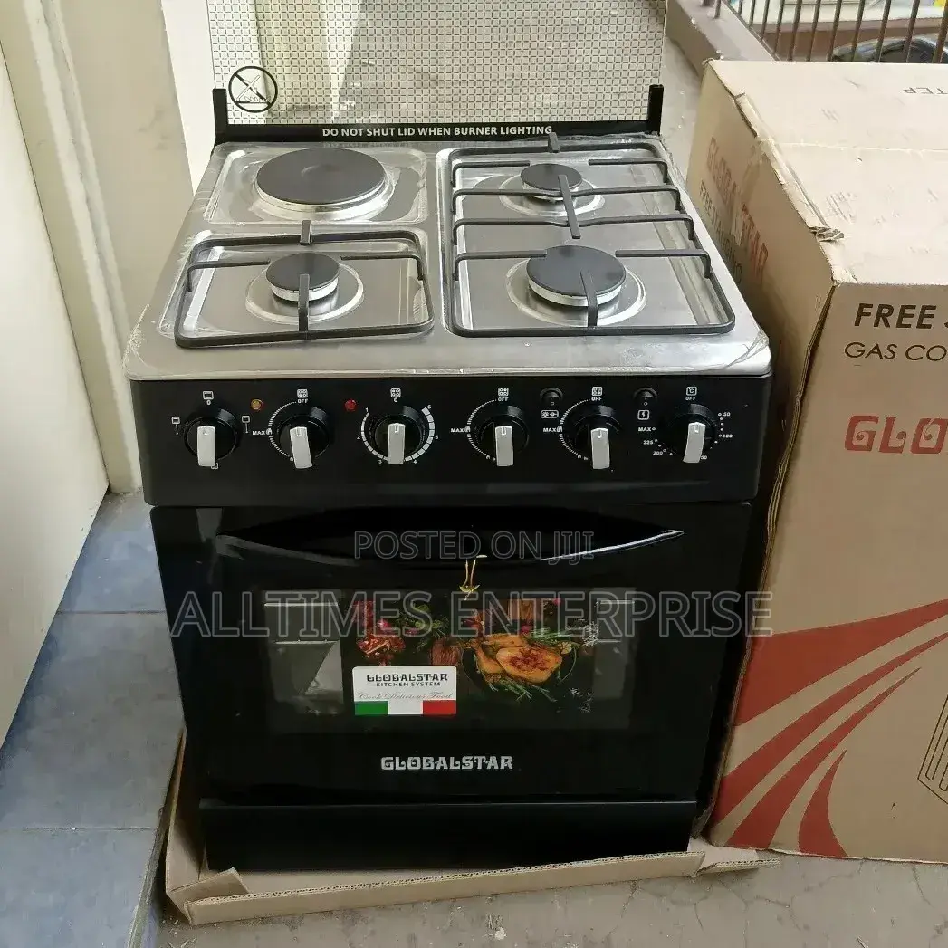 Globalstar 60*65cm 3gas+1e Cooker Electric Oven