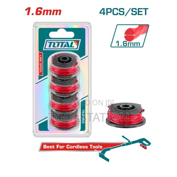 Line Spool for Grass Trimmer 1.6 Mm 4 Rolls X 5 Meters Tals1602