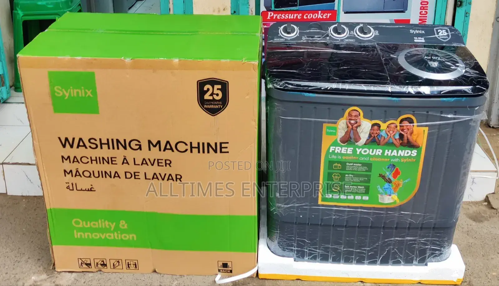 Synix Washing Machine 10kg Twin Tub