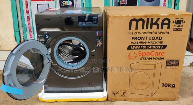 *Mika Washing Machine 10kg Front Load Washing Machine Wash and Spin