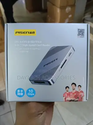 This Is a Pisen 4-in-1 High-Speed Card Reader.