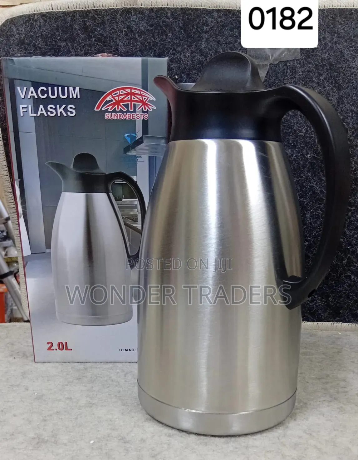 Unbreakable Vaccum Flask Sunda 2.0l , Stainless , Unbreakable