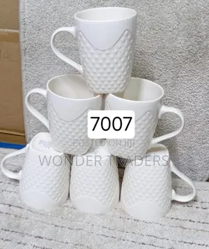 White Mug 6pcs Set
