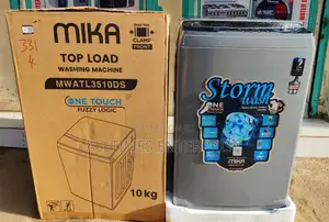 Mika 10kg Washing Machine Top Load Washer Dark Silver Fully Automatic