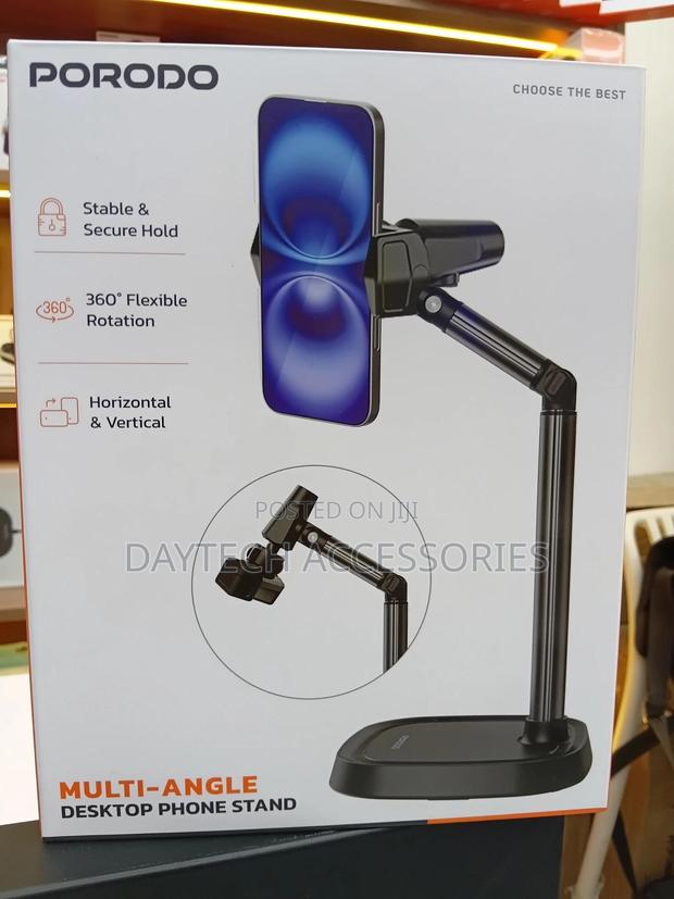 Porodo Multi-Angle Desktop Phone Stand. - thumbnail 2
