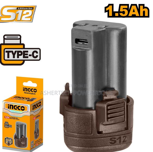 Ingco Fbli12153 Lithium-Ion Battery Pack 1.5ah 12v