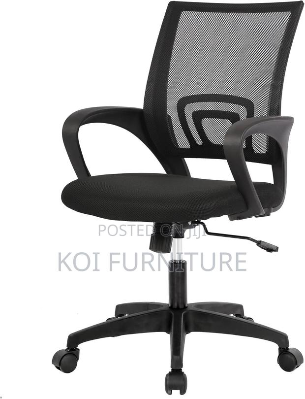 Office Chairs; Ergonomic Adjustable Mesh Fabric Office Chairs - thumbnail 5