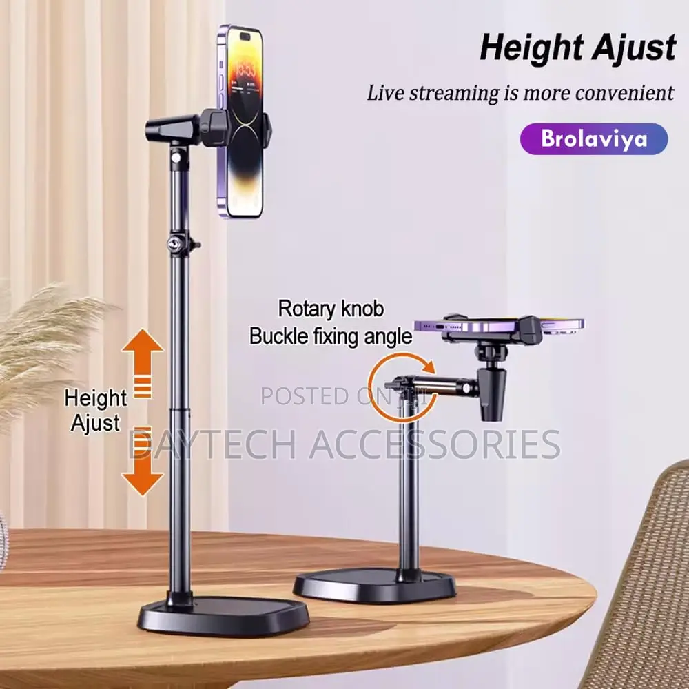 The Porodo Multi-Angle Desktop Phone Stand (Model D-Lfst052-Bk)