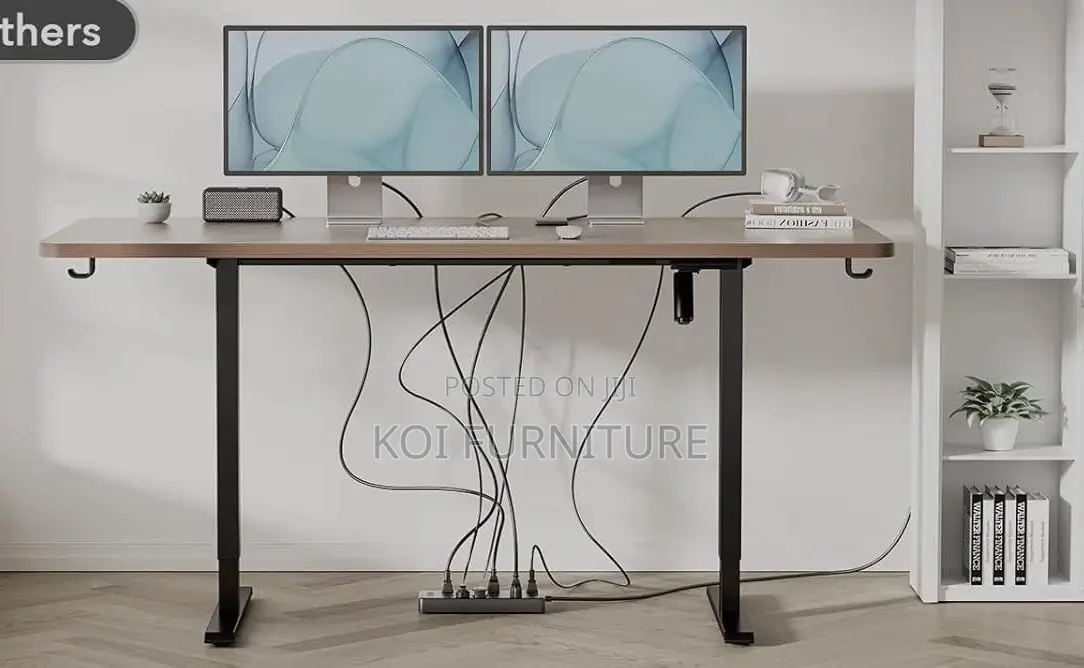Office Desk; 1400mm Modern Standing Electric Desk