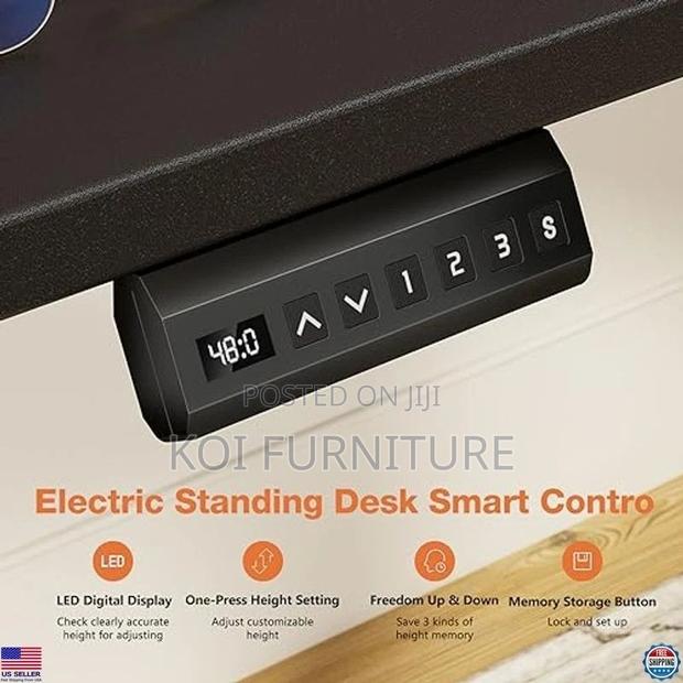 Office Table; 1800mm Adjustable Height Electric Standing Desk - thumbnail 4