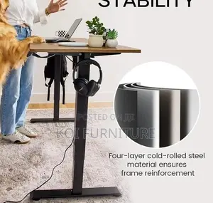 Office Desk; 1.6 Meters Adjustable Height Ergonomic Table