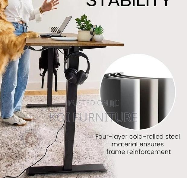 Office Desk; 1.6 Meters Adjustable Height Ergonomic Table - thumbnail 5
