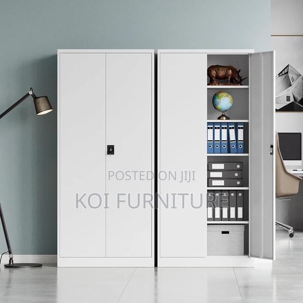 Office Cabinet; Metal Cabinet With 4 Adjustable Shelves - thumbnail 7