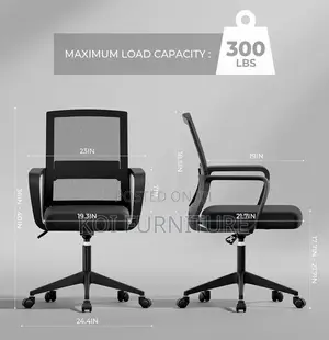 Office Chairs; Mesh Office Chair With Upholstery Executive