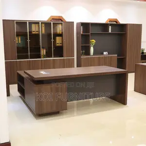 Office Desk; 1600mm Executive Office Desk With L Shaped Return