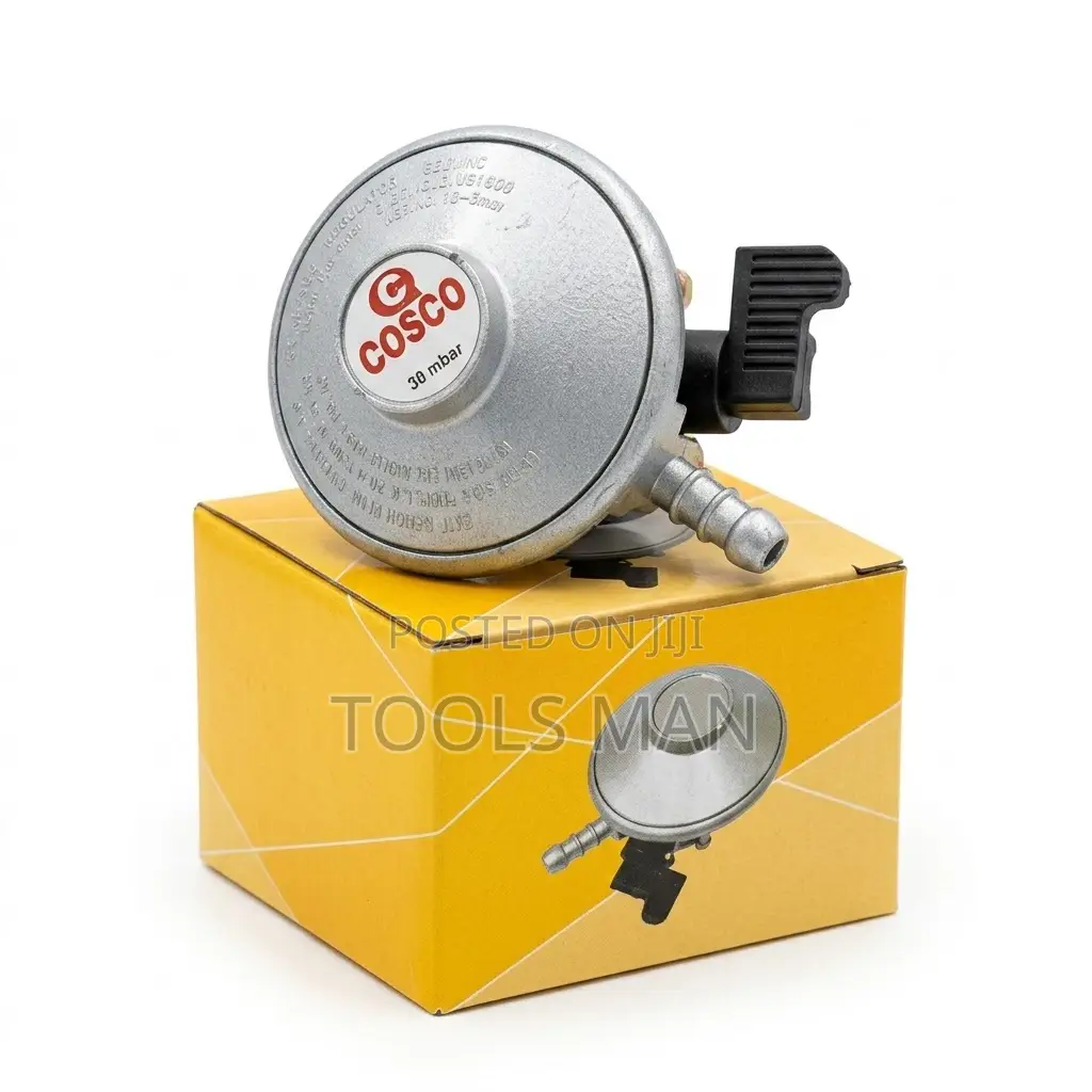 13kg Low-Pressure Gas Regulator -Cosco 30 Mbar Safe LPG Control