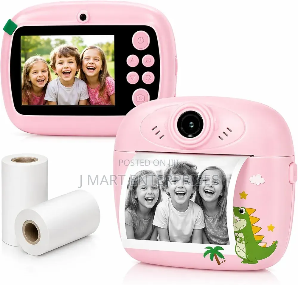 Instant Print Camera for Kids | 1080p Hd Digital Video Camera