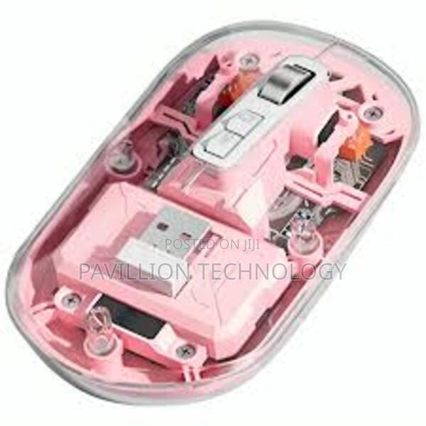 Wireless Transparent Rechageable Mouse With Bluetooth - thumbnail 4