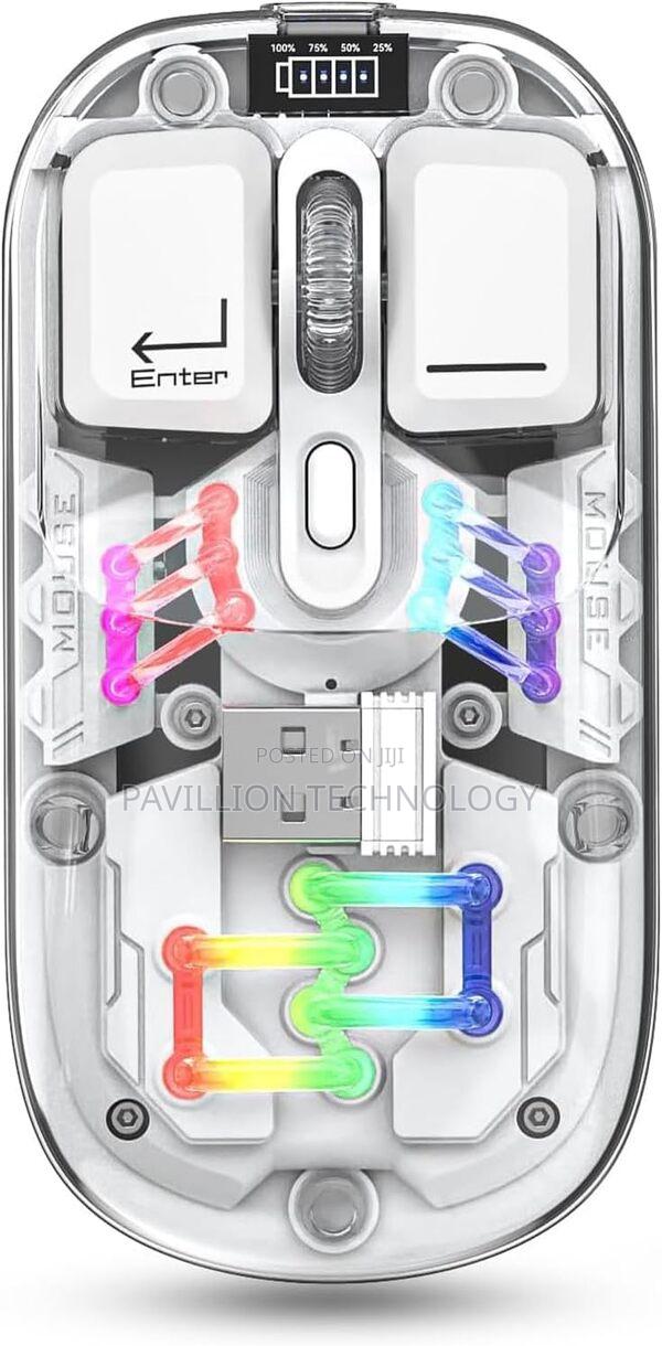 Wireless Transparent Rechageable Mouse With Bluetooth - thumbnail 6