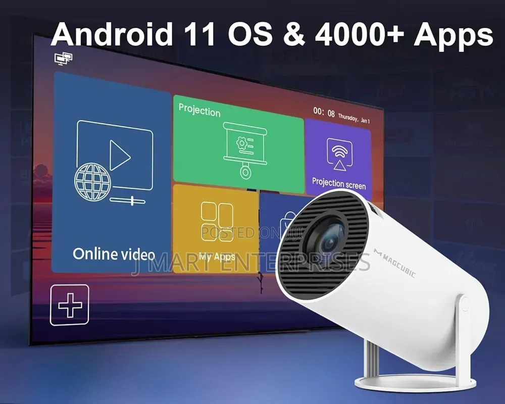 Andriod 5g Wifi Projector Home Support 1080p Smartphone Full Hd