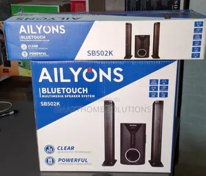 Ailyons V527 2.1ch Tall Boy Speaker With Subwoofer Bt/Usb/Fm