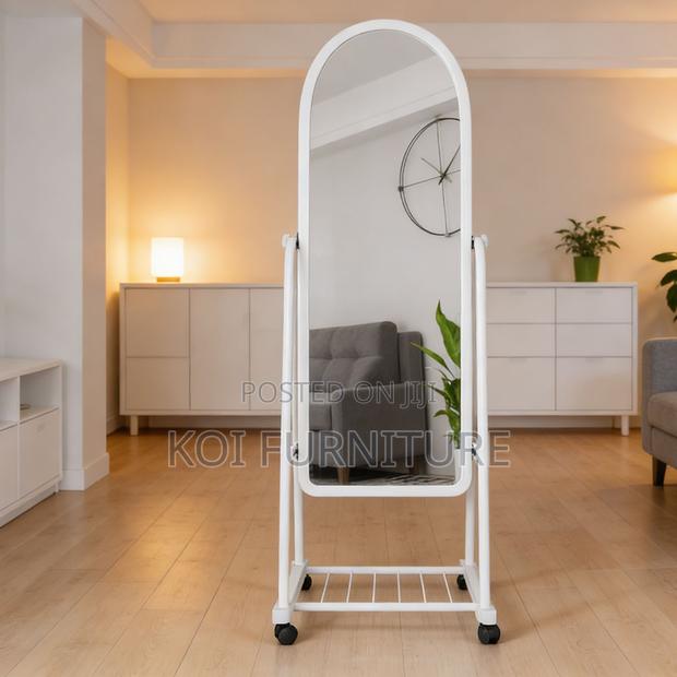 Dressers; Movable and Collapsible Bedroom Dressing Mirror