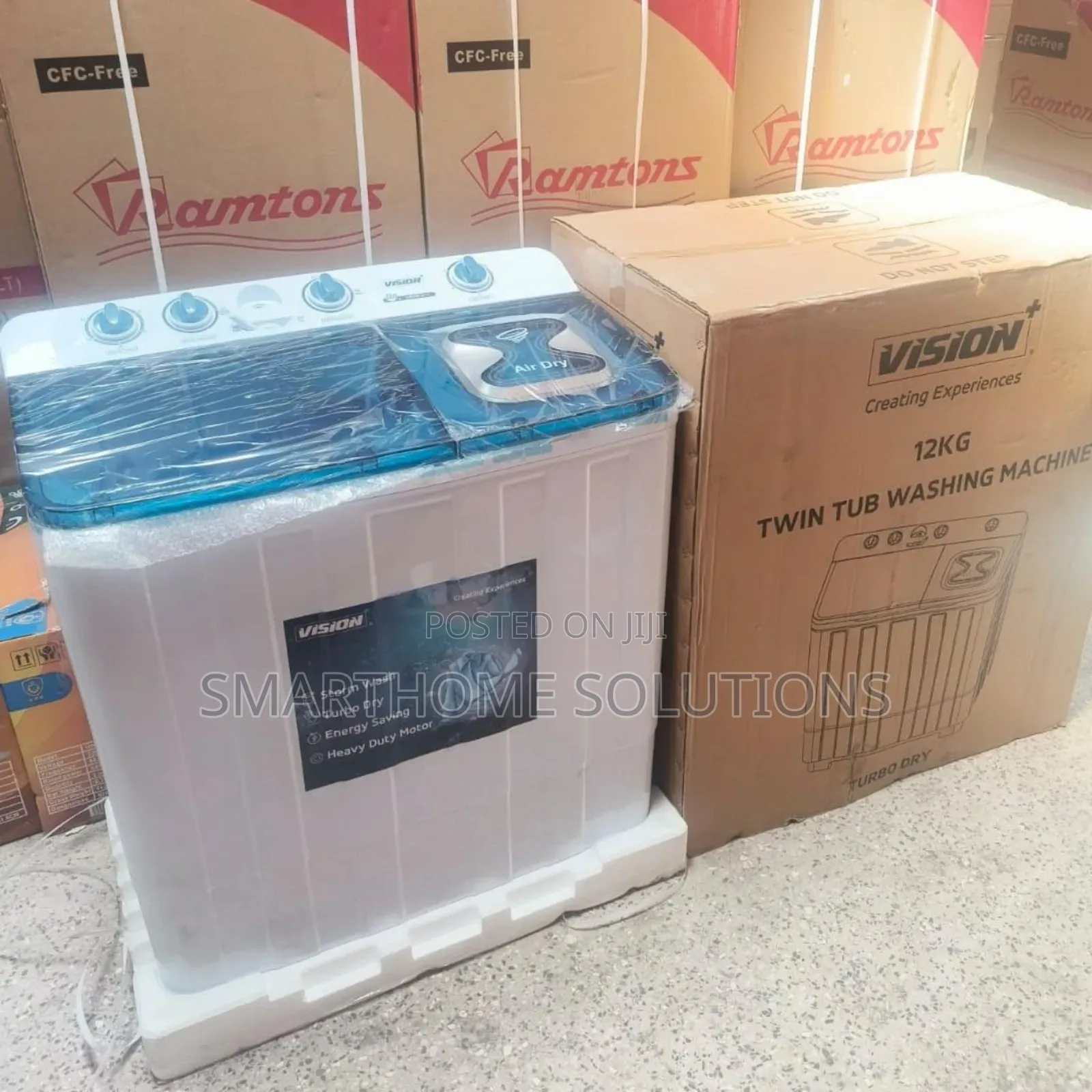 Vision Plus Washing Machine 12kg Dry Twintub