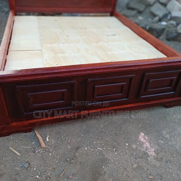 5 By 6 Black Panel Bed ( Free Delivery)