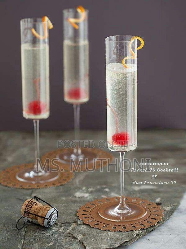 175 Ml Viski Laurel Inspired Crystal Champagne Flutes - thumbnail 2