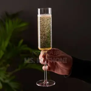 175 Ml Viski Laurel Inspired Crystal Champagne Flutes