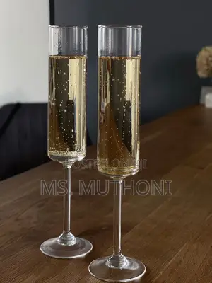 175 Ml Viski Laurel Inspired Crystal Champagne Flutes