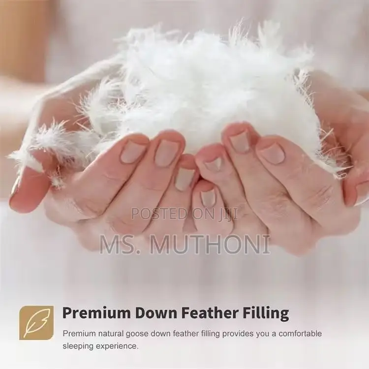 Size 230*230cm White Goose Cotton Premium Fluffy Duvet
