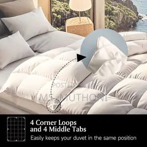 Size 230*230cm White Goose Cotton Premium Fluffy Duvet