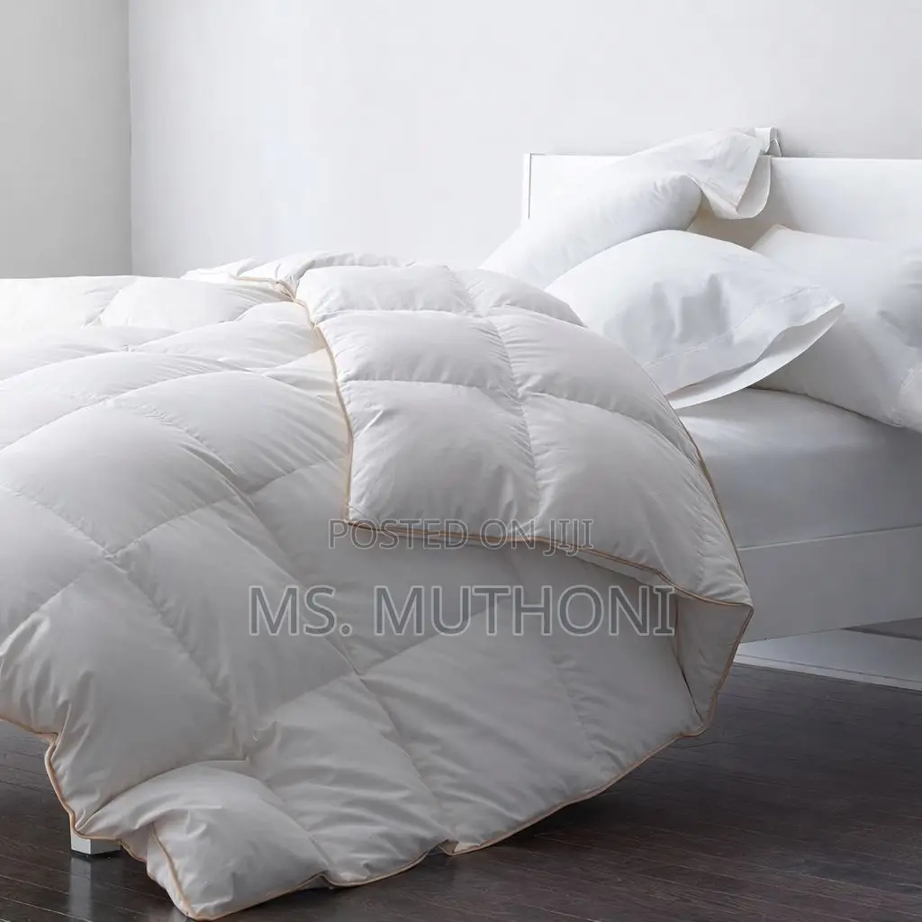 Size 230*230cm White Goose Cotton Premium Fluffy Duvet