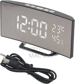 Digital Alarm Clock Electric and Battery Usage