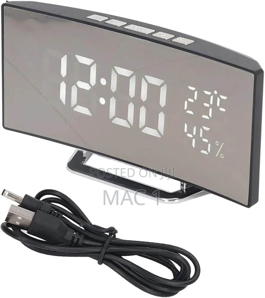 Digital Alarm Clock Electric and Battery Usage