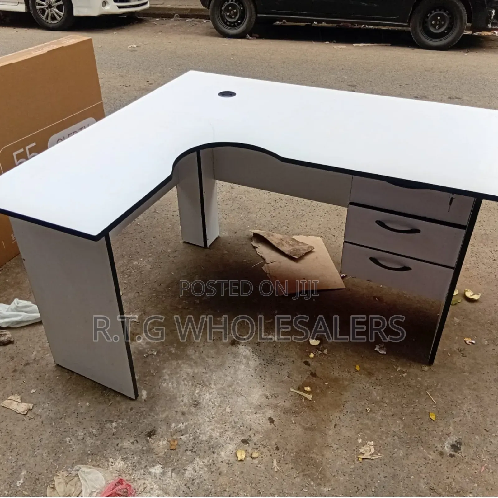 Modern 1.2m L-Shape Study Table – Multi-Colour Office Desk