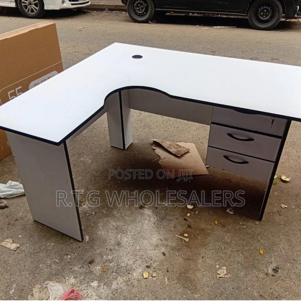 Modern 1.2m L-Shape Study Table – Multi-Colour Office Desk