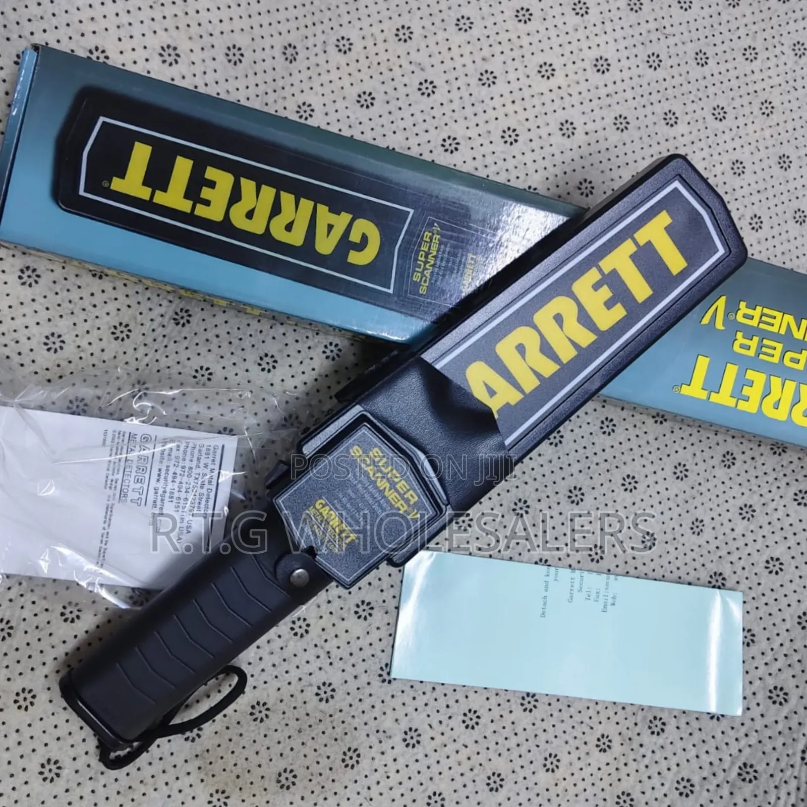 Portable Garrett Metal Detector For Security Use