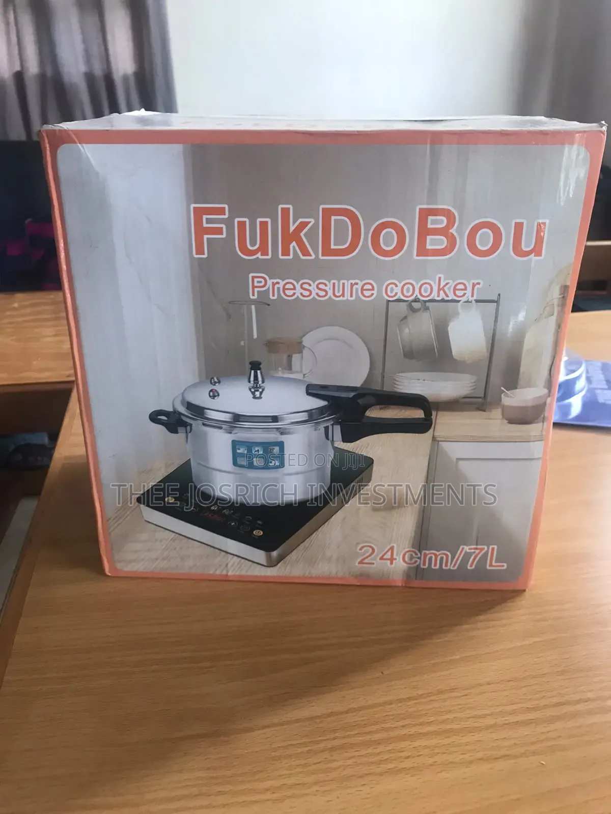 Fudobou 7 Litres Manual Pressure Cooker