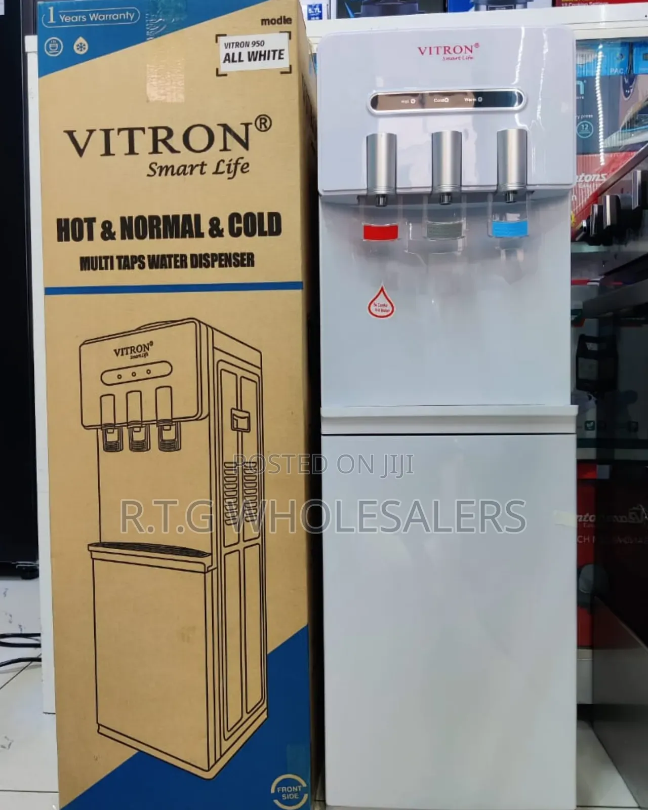 Vitron 3-Tap Hot, Normal Cold Water Dispenser