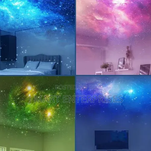 Mini Astronaut Star Projector Galaxy Nebula Night Light Led