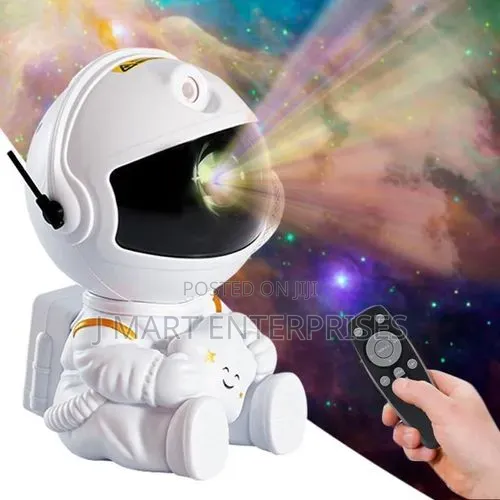 Mini Astronaut Star Projector Galaxy Nebula Night Light Led