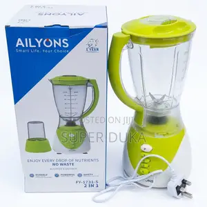 2-in-1 Blender 1.5l + Grinder, 350w, 3 Speed New Ailyons Fy-1731-S