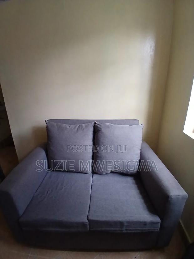 Grey 2 Seater Sofa - thumbnail 2