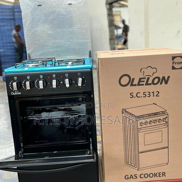 Olelon 50x55 Full Standing Gas Cooker With Oven